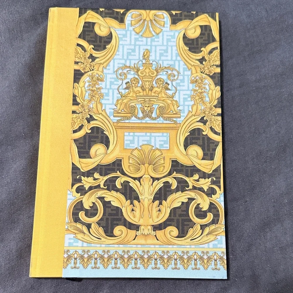 Fendi Versace - Fendace Gold and Black Ornate Journals - Picture 2 of 6